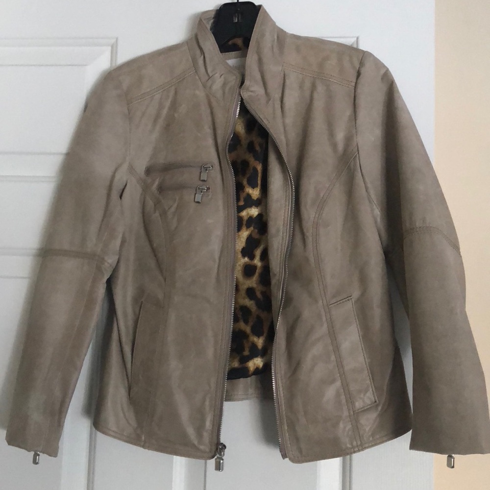 Laundry by Shelli Segal Leather Jacket